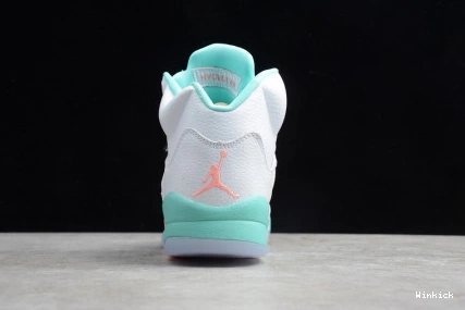 440892-100 JORDAN 'LIGHT RETRO AIR AQUA' GS 5 1017